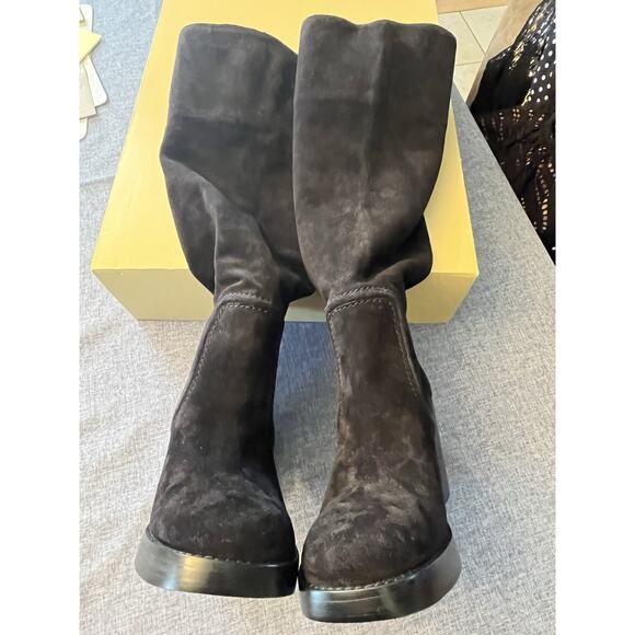 MICHAEL KORS CLASSIC HAYDEN BLACK SUEDE KNEE HIGH BOOT 100% LEATHER. SZ 8 $325 - Picture 11 of 11
